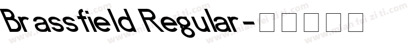 Brassfield Regular字体转换